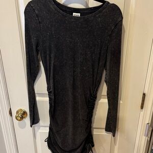 PINK Victoria's Secret Gray Acid Wash Dress